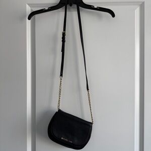 Michael Kors Black and Gold Crossbody Bag